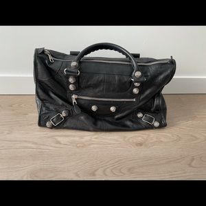 Black Large Balenciaga City Bag